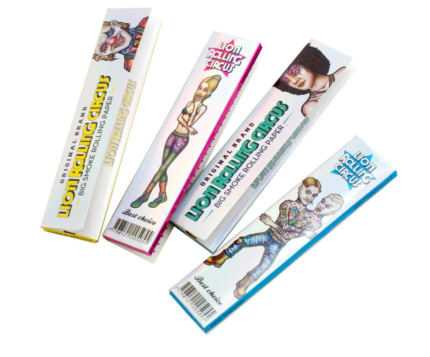 Papel Silver King Size de Lion Rolling Circus