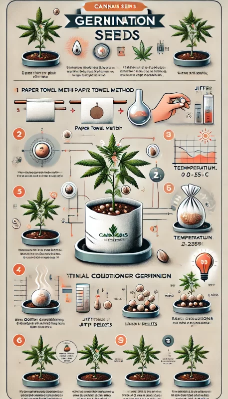 germinación de semillas de cannabis