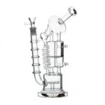 Bong de vidrio con doble percolación