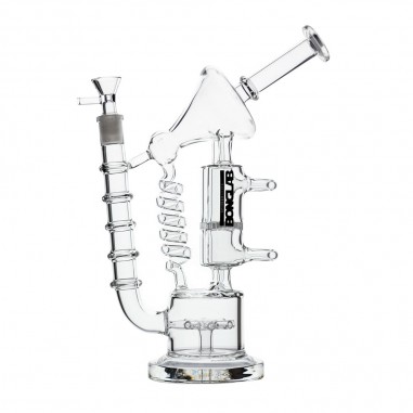 Bong de vidrio con doble percolación