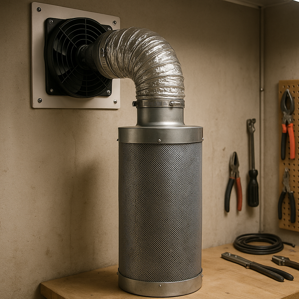 Guía práctica para elegir el filtro de carbón correcto para tu extractor. Evalúa diámetro, absorción, tamaño, mantenimiento y costo según tu espacio disponible.