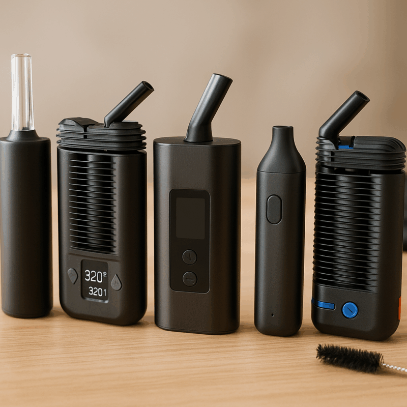 Qué fijarte al comprar tu primer vaporizador y cómo elegir entre Mighty+, Peak Pro, Proxy, IQC y Roam según sabor, portabilidad, limpieza y presupuesto.