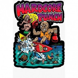 STICKER HARDCORE PUNCH