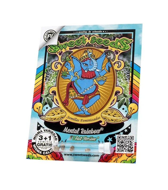 MENTAL RAINBOW F1 FAST VERSION X3+1-SWEET SEEDS MENTAL RAINBOW F1 FAST VERSION X3+1-SWEET SEEDS