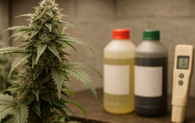 Guía paso a paso para engordar cogollos con Big Vegeta y Sweet Bloom: calendario semanal, dosis ejemplo, control de EC/pH y soluciones a problemas frecuentes.