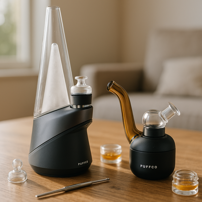 Comparamos Puffco Peak Pro y Proxy desde la experiencia de uso en Chile: sabor, control de temperatura, limpieza, pros/contras y recomendaciones prácticas para elegir según tu estilo de dabbing.