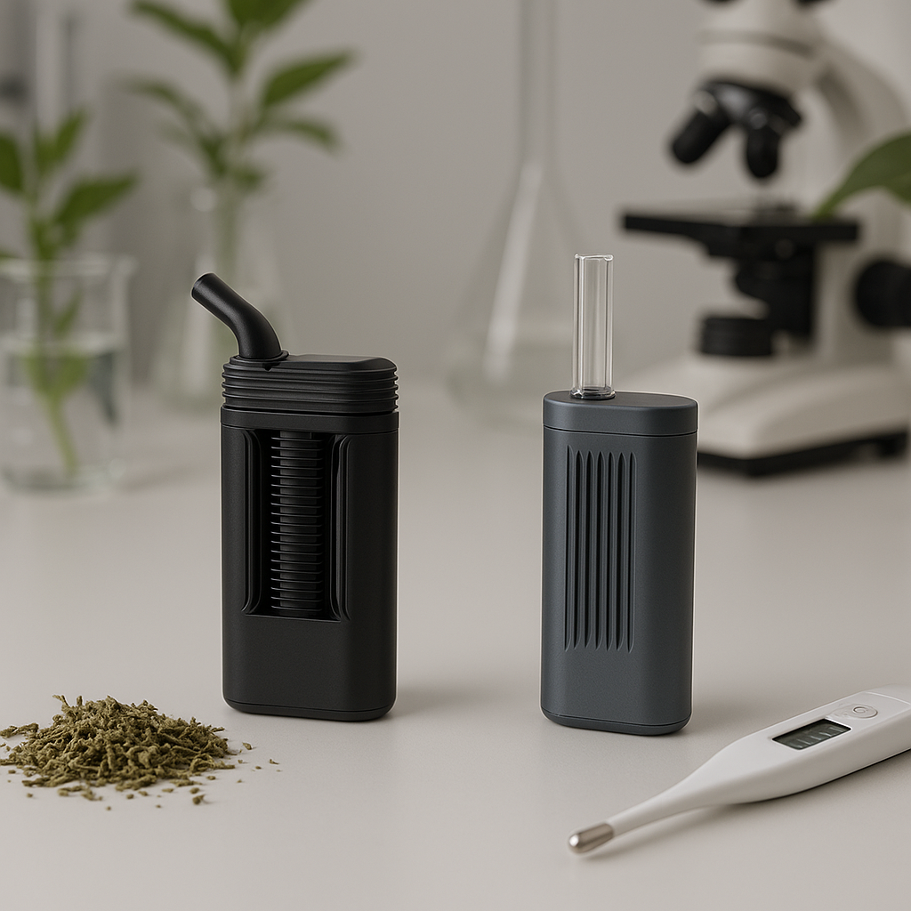 Comparación técnica entre Storz & Bickel y DaVinci para evaluar control de temperatura, pureza del vapor y preservación de terpenos en uso real.